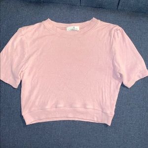 (3 for $30 🔷) Giraffe OS Pink Cropped Top